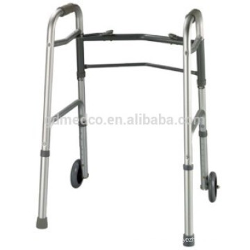 Caminador plegable de aluminio con ruedas para adultos K002